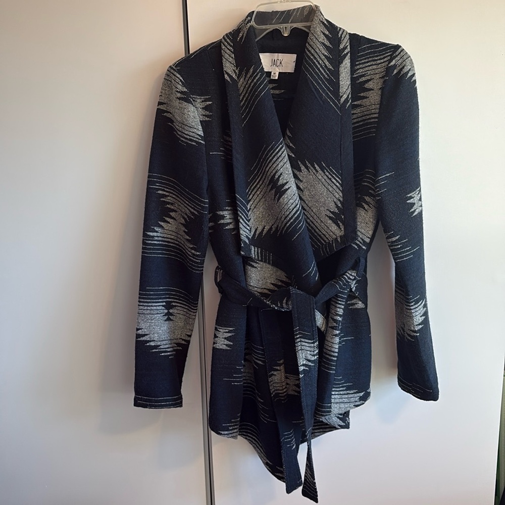 Jack blazer in navy and gray